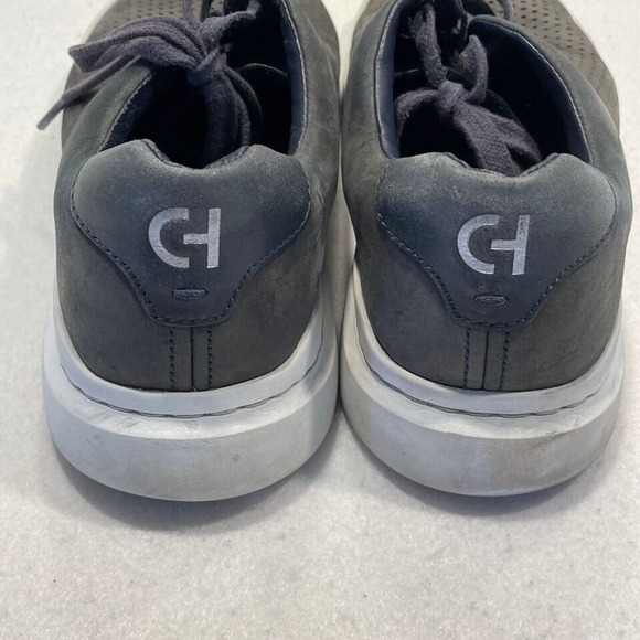 Cole Haan Men's GrandPro Rally Sneakers 10M Gray Perforated Lace Up Low Top - Picture 7 of 8